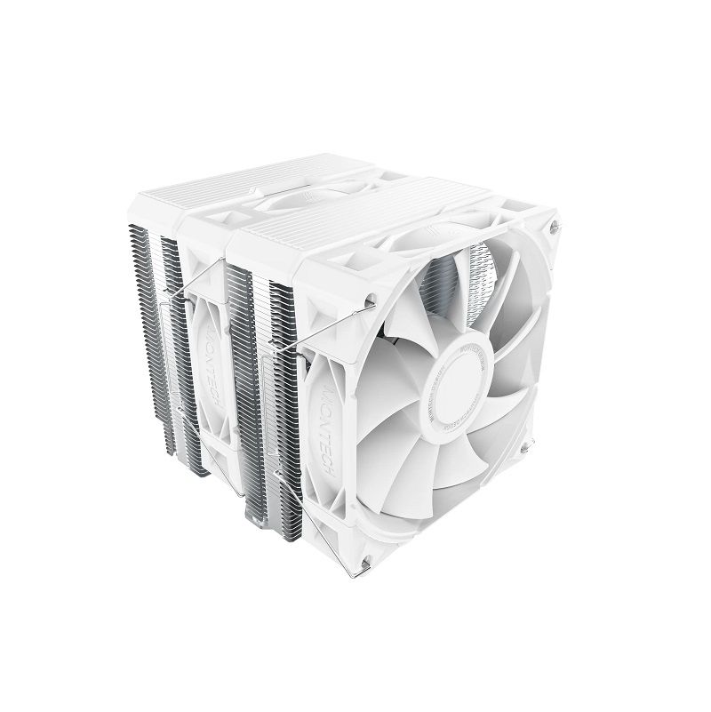 Disipador de calor MONTECH NX600, 120mm, Compatibilidad Intel & AMD, Color blanco