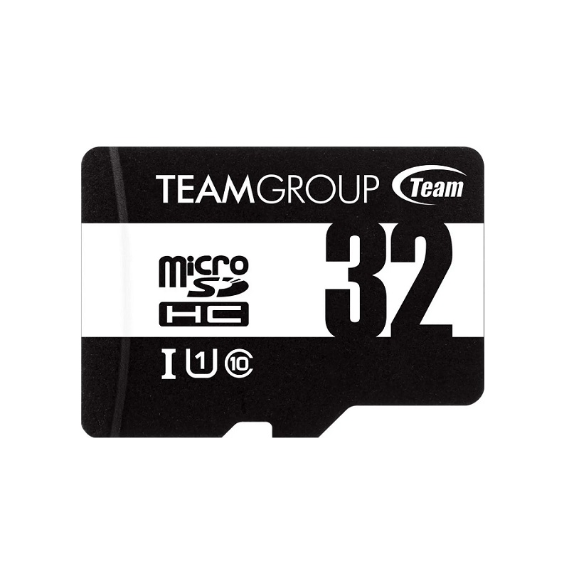 Memoria Team Group 32GB micro SDHC, UHS-I, U1, Class 10, Lectura 100Mbs, adaptador SD