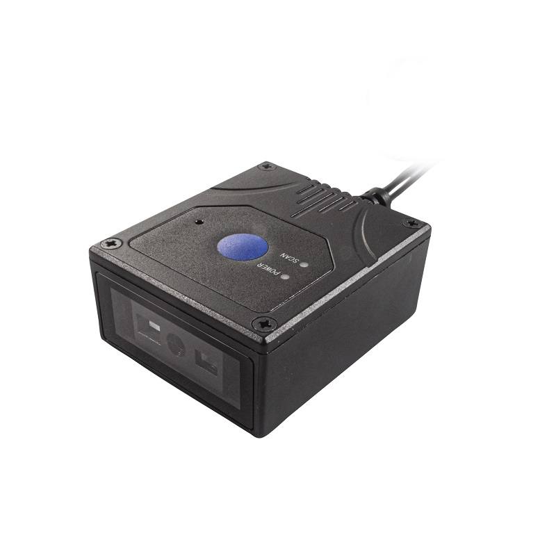 Lector de Código de Barra y QR AON, FS-205 2D, formato escritorio, conexión USB, Negro