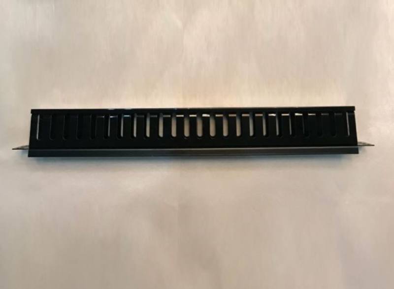 Organizador de cable T-Vision  horizontal 1U Plastico, 19", 24 Ranuras