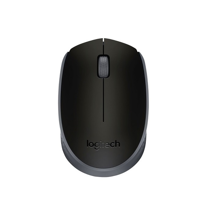 Ratón inalámbrico LOGITECH M170, 1000DPI, receptor USB, Negro