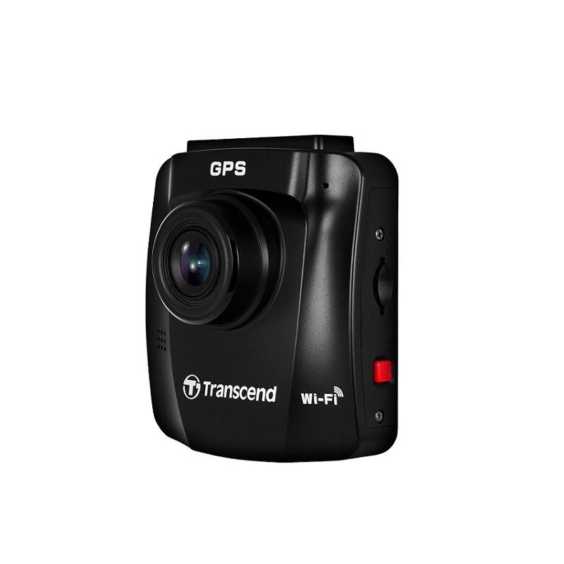 Dash Cam Transcend DrivePro 250, 2K QHD 1440P 60fps, GPS, WIFI, ángulo de visión diagonal 140°, Tarjeta MSD de 64GB incluida