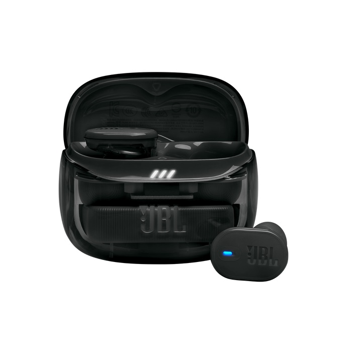 Audifonos JBL Tune Buds 2 Ghost, Con estuche de carga, Estéreo, conexión Inalámbrica Bluetooth 5.3, IP54, Negro
