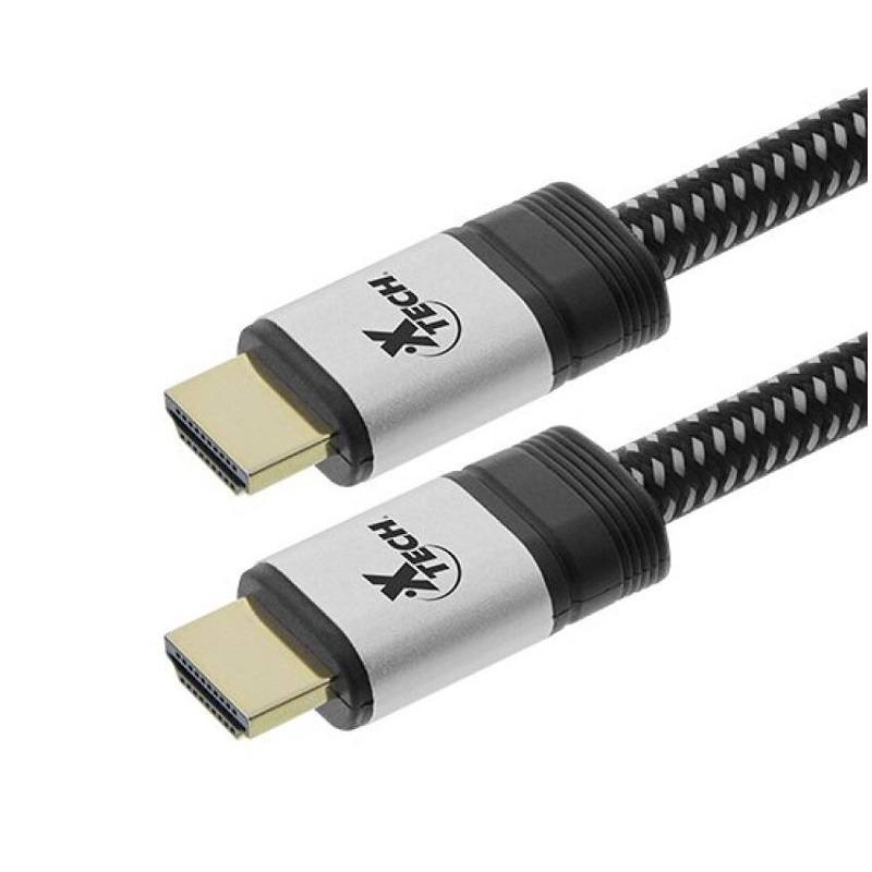 Cable HDMI trenzado XTECH de 1.8m, alta velocidad, hasta 4K 60Hz
