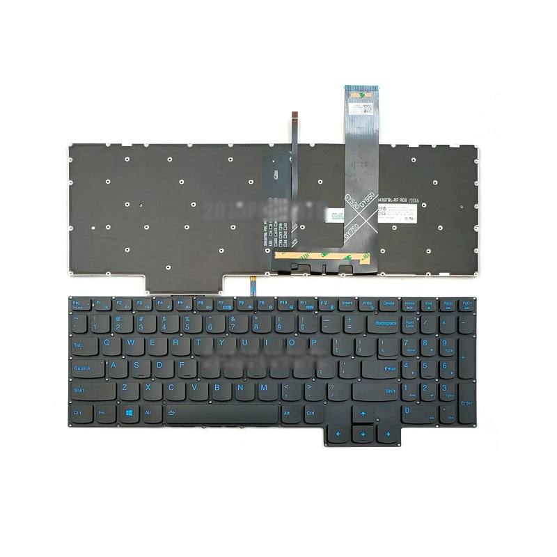 Teclado para Laptop Lenovo IdeaPad Gaming 3-15IMH05 15ARH05 15ACH con retroiluminación Azul, Inglés