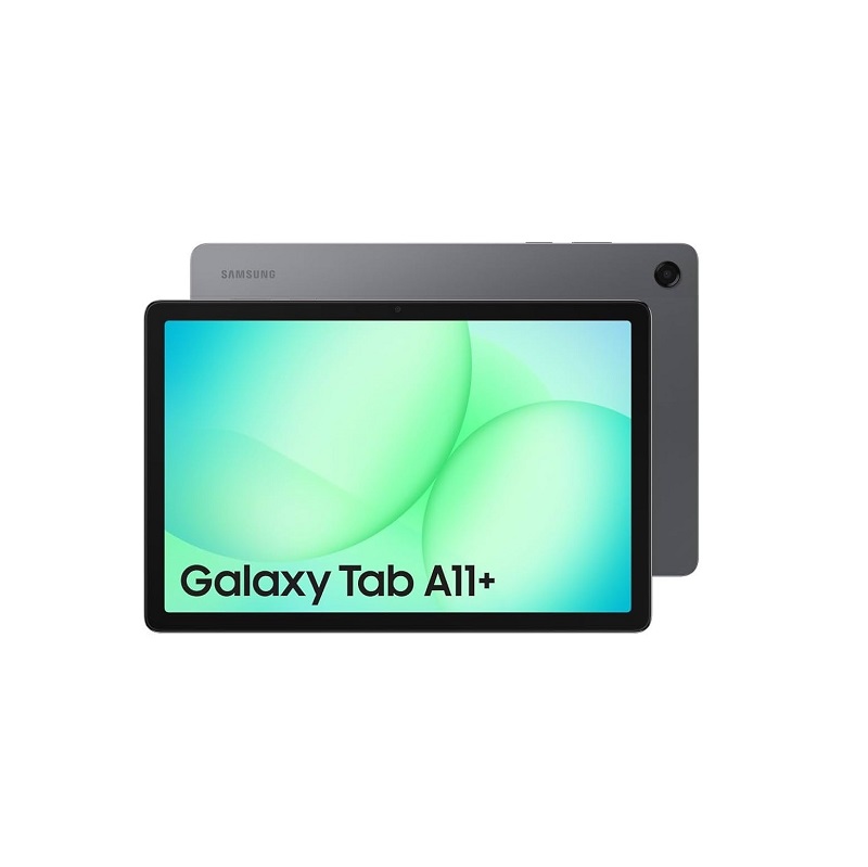 Tableta SAMSUNG Galaxy Tab A11+, 11" WUXGA, 256GB, 8GB Ram, conexión Wi-Fi, cámara de 8MP, Gris