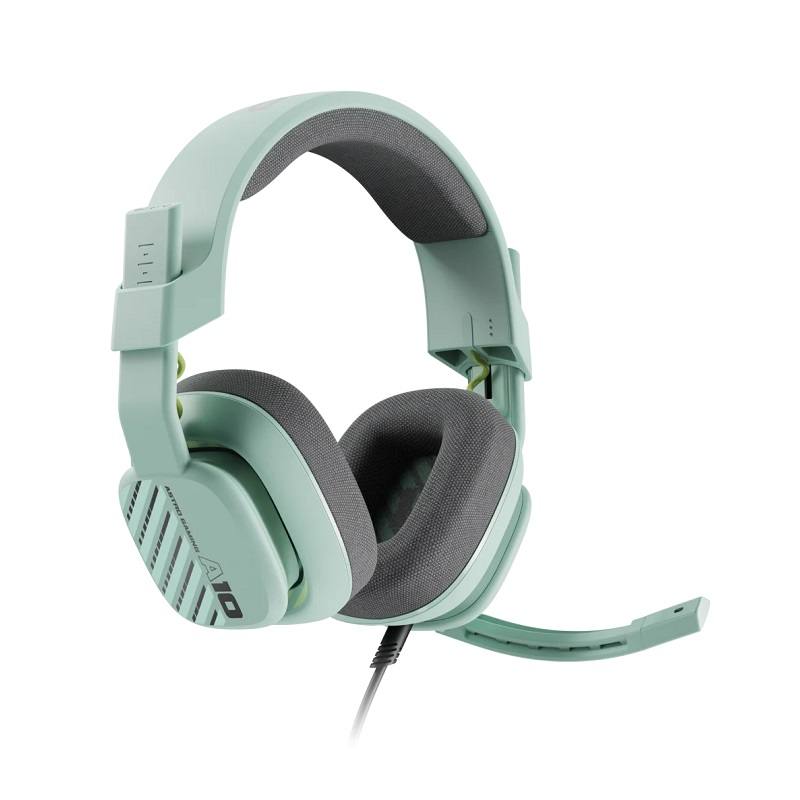 Headset Gaming Astro A10 Gen 2, conexión 3.5 mm, Windows y Mac, Verde Menta