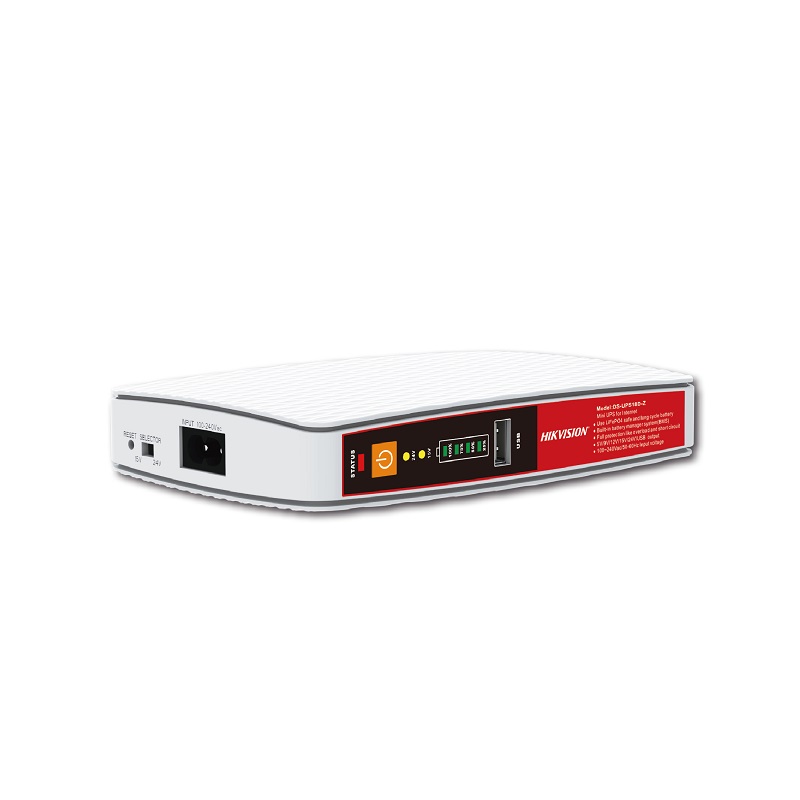 Mini UPS portatil Hikvision, UPS18D-Z, 5V, 9V, 12VDC, Ccargador USB, 18WATTS, 8000mAH