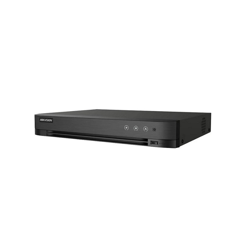 DVR Hikvision TURBO HD AcuSense H.265 8CH, HDTVI, AHD, CVI, CVBS, IP, 1080P / 5 MP LITE, HDMI/VGA, hasta 1x10TB