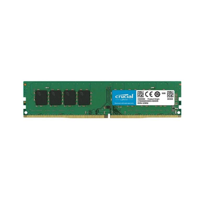 Memoria RAM DDR4 16GB 3200MHz (PC4-25600) UDIMM, CL22, 1.2V, NO ECC, Crucial