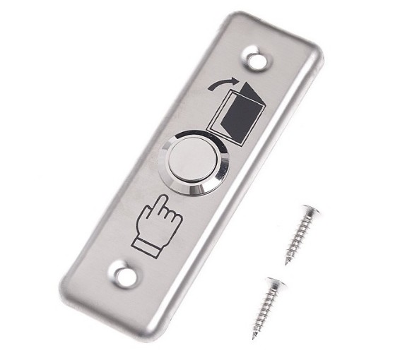 Botón para puerta de acceso de acero inoxidable DH