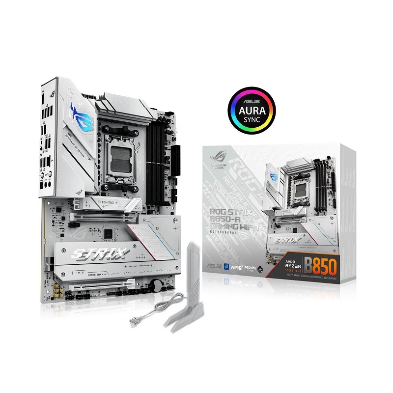 Tarjeta Madre ASUS ROG STRIX B850-A GAMING WIFI R2, AMD R9 AM5, DDR5 8000Hz, M.2, USB 10G, HDMI, RJ45, ATX, Aura Sync