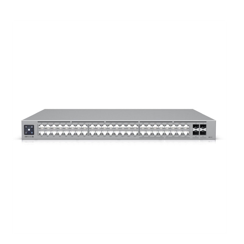 Switch Ubiquiti Unifi  Pro Max, 48 Puertos Poe, 32 puertos GbE RJ45, 16 puertos RJ45 de 1/2,5 GbE, 4 puertos 10G SFP+, 720W