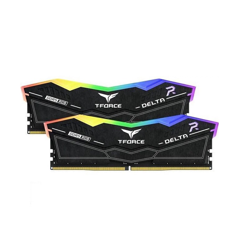 Memoria RAM DDR5 32GB (2x 16GB) 6400Mhz DIMM Team Group PC5-51200, CL38, 1.35V, T-Force Delta RGB