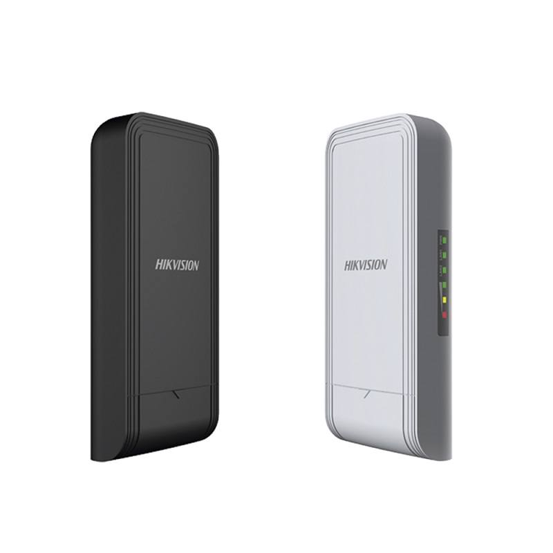 Kit Access Point Hikvision DS-3WF0BC-2NT, transmisor y receptor para enlace PTP en 2.4 GHz, hasta 300Mbps, Antena Integrada de 7dBi 2x2 MIMO, Exterior