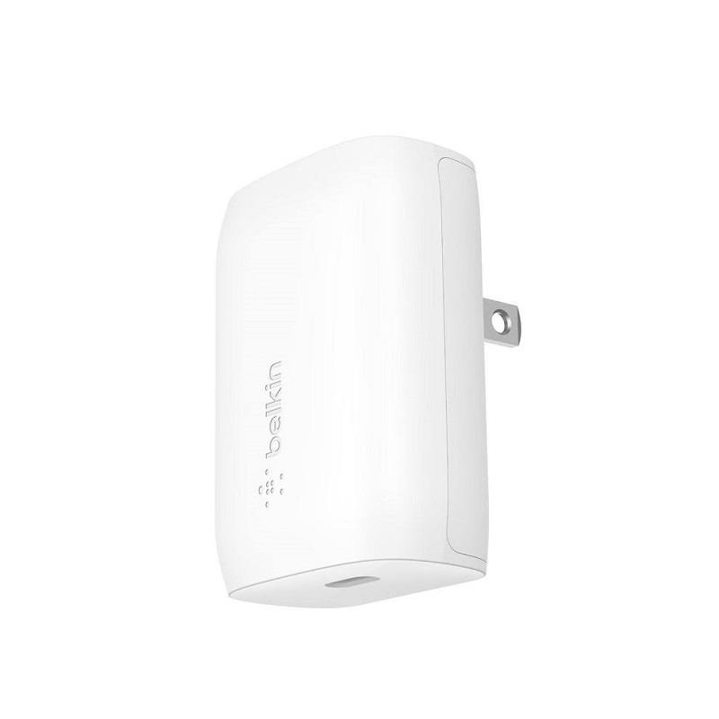 Cargador de Pared BELKIN, USB Tipo C PD 3.0 BoostCharge de 30W, carga rápida, Blanco