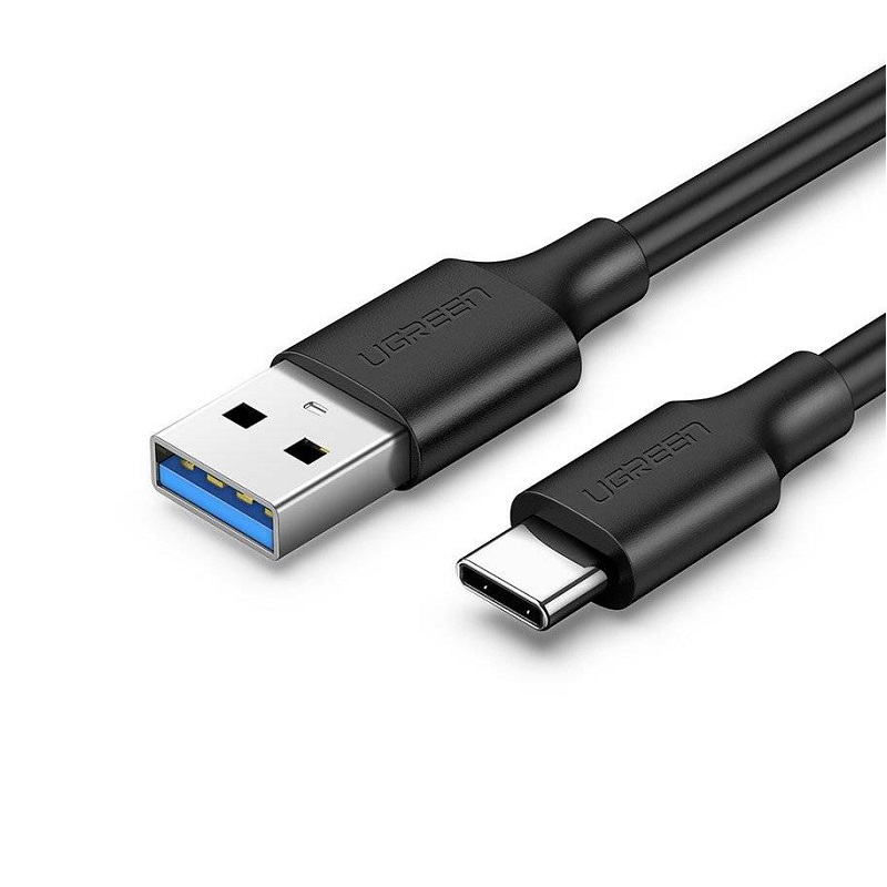 Cable USB a USB Tipo C Ugreen 20882, 1 Metro, 5Gbps, 3A, color negro