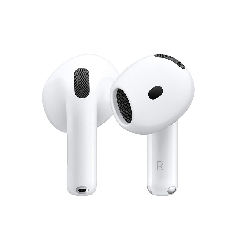 Audífonos Apple AirPods 4 (4th Gen), Sin ANC, con estuche de carga, conexión inalámbrica Bluetooth 5.3