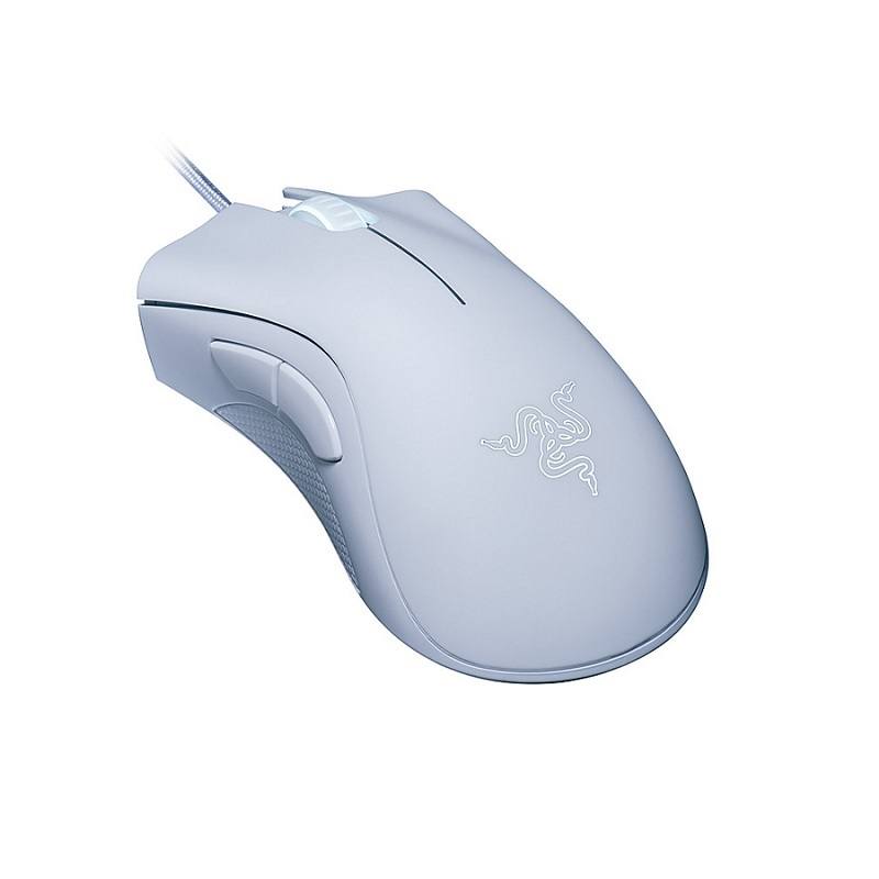 Ratón Gaming RAZER DeathAdder Essential, conexión USB, sensor óptico de 6.400 DPI, color Blanco