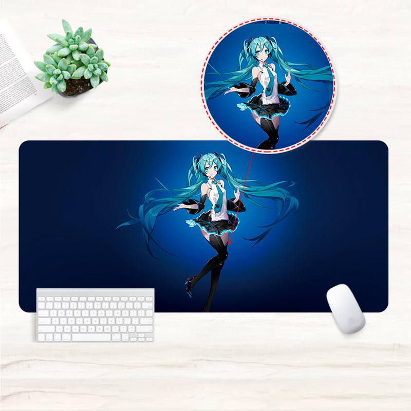 Mouse Pad Gaming H1 Anime, Estética y Paisaje, 800x300x3mm XL, base antideslizante, orillas cosidas
