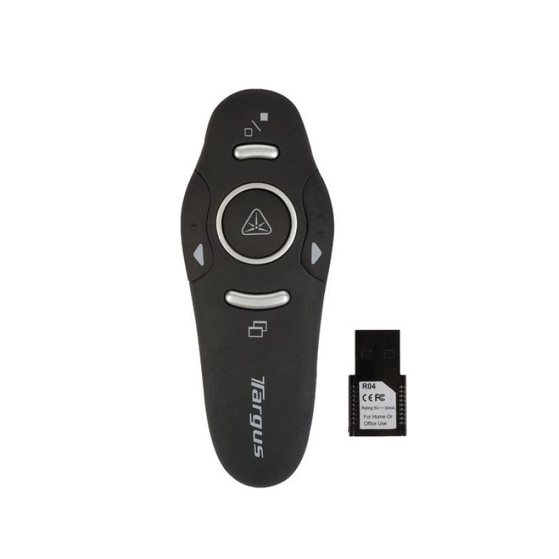 Presentador inalámbrico Targus AMP16US con puntero láser 2.4GHz, 50FT