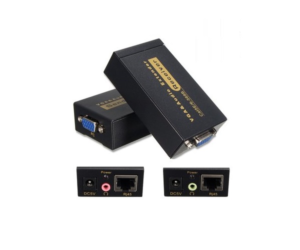 Extensor VGA y AUDIO por RJ45 hasta 100 Metros Activo