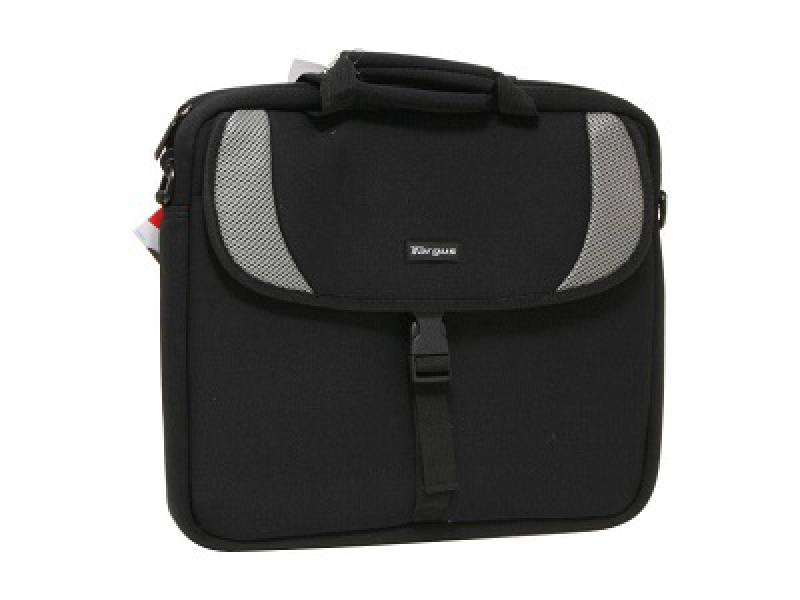 Maletin TARGUS CVR200, Para Laptops De Hasta 16", Color Negro / Gris