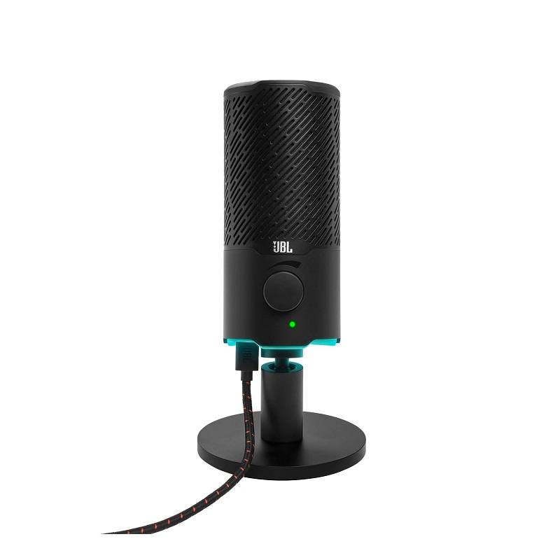 Micrófono Profesional JBL Quantum Stream, Conexión USB, para streaming, grabación y juegos, negro