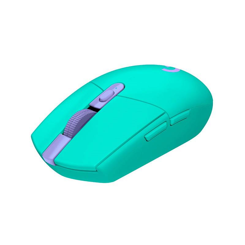 Ratón Gaming Inalambrico Logitech G305 LIGHTSPEED, Sensor Óptico, Frecuencia 2.40GHz, 12000dpi, 6 Botónes, Verde (Menta)