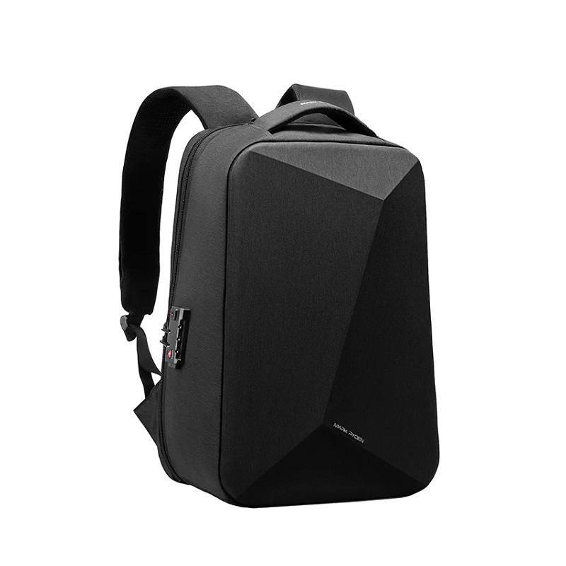 Mochila Antirrobo Mark Ryden Protector I MR9405-00, para laptops de hasta 15.6", Puerto USB, tela impermeable, color negro / Gris oscuro