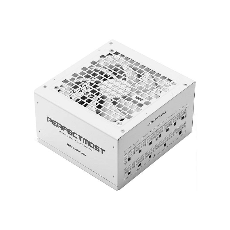 Fuente de poder DarkFlash PMT750, 750W, 80+ Gold, ATX 3.1 y PCIe 5.1, Full Modular
