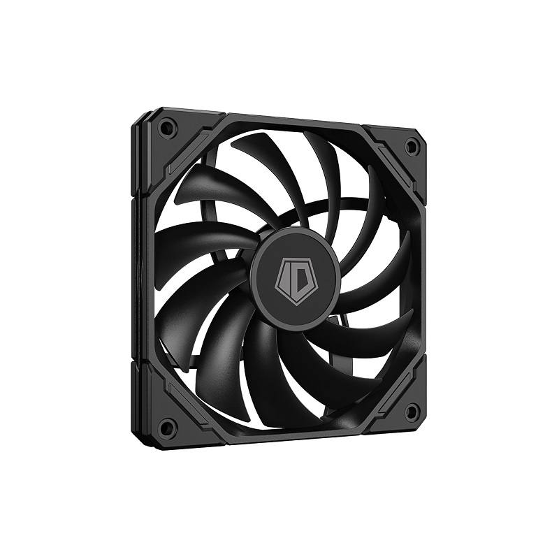 Abanico ID-COOLING TF-12015-K, 120mm, 12VDC, 4 Pin PWM, Negro