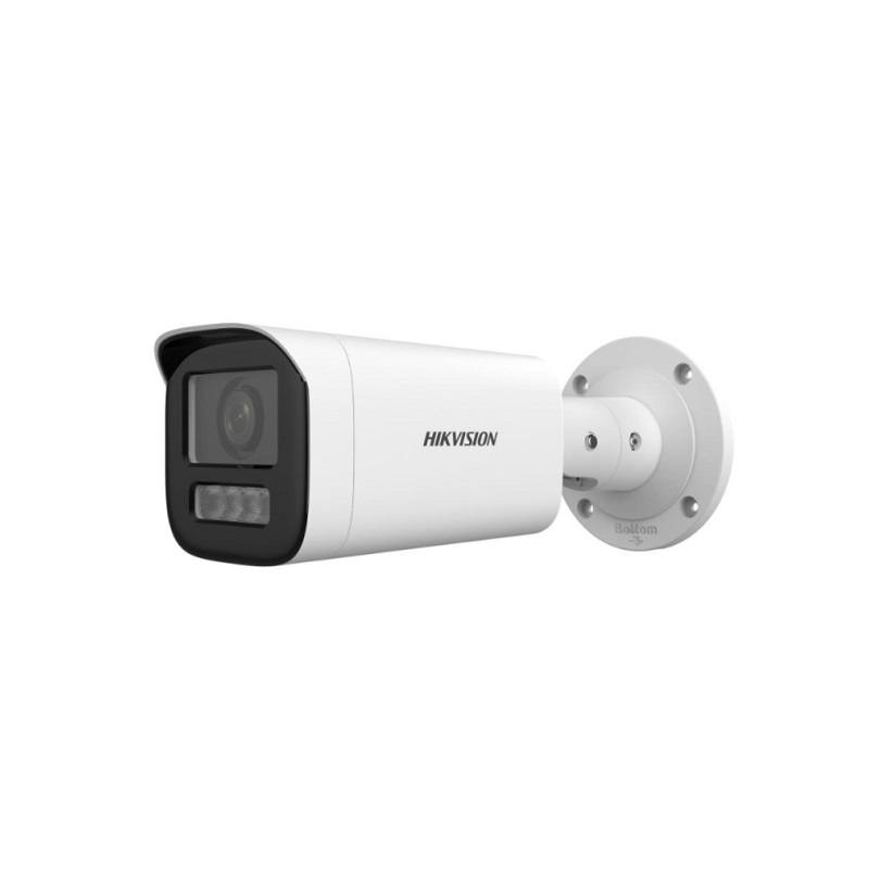 Camara IP Bullet Hikvision, POE, 2.8-12 mm, 6MP, IR 50m, Micrófono, Outdoor/Indoor, IP67, Metal / Plástico