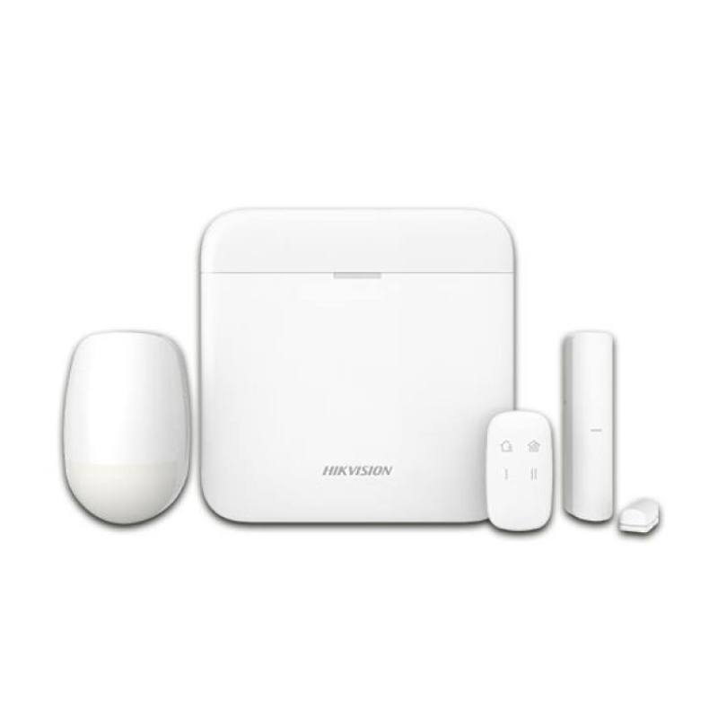 Kit Sistema de Alarma Inalámbrica Hikvision AxPro, Hasta 64 Zonas, Conexión LAN, Wi-Fi, GPRS, SIM