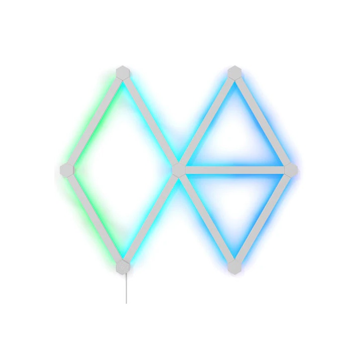 Kit base de 9 Lineas de panel de luz inteligentes LED RGB Nanoleaf