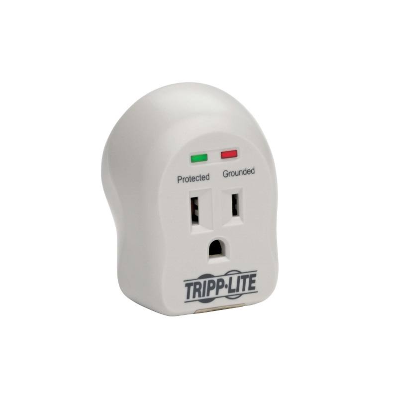 Regulador De Voltaje TRIP-LITE Spike Cube, 1 Salida, Conexión Directa, 600 Joules, 2 LED de Diagnóstico