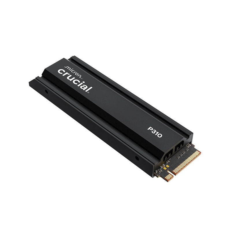 Disco de estado sólido SSD CRUCIAL P310, de 1TB NVMe PCIe Gen4 2280 M.2, con disipador de calor.