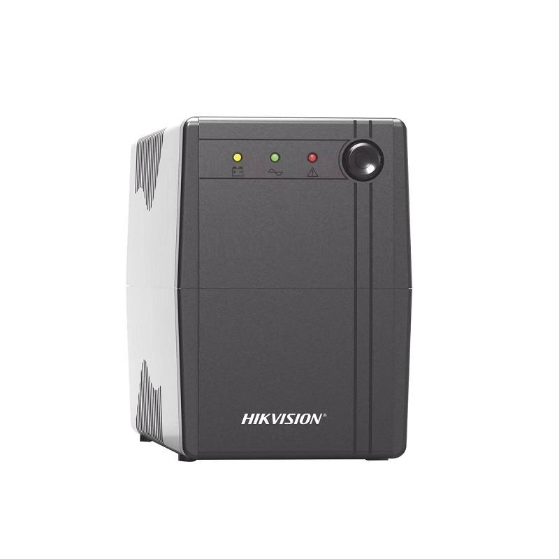 Batería (UPS) Hikvision DS-UPS600-X, 600VA 360W, 6 Salidas, Usa 1x 12V 7Ah, Negro.