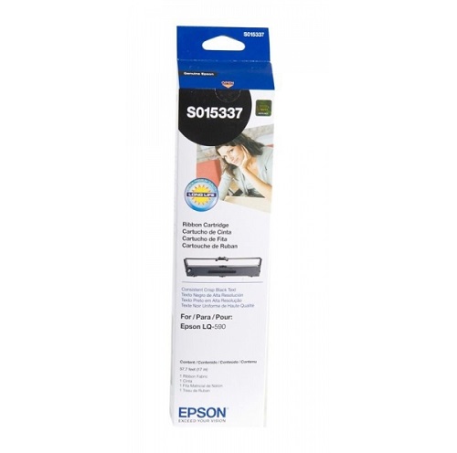 CINTA DE TINTA EPSON S015337 NEGRO PARA LQ-590
