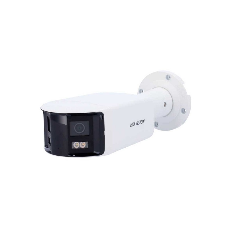 Cámara IP Bullet Hikvision, 4mm, 8MP, IR 40M, 180°, Micrófono, ColorVu, Sirena y Flash, IP67, Metal
