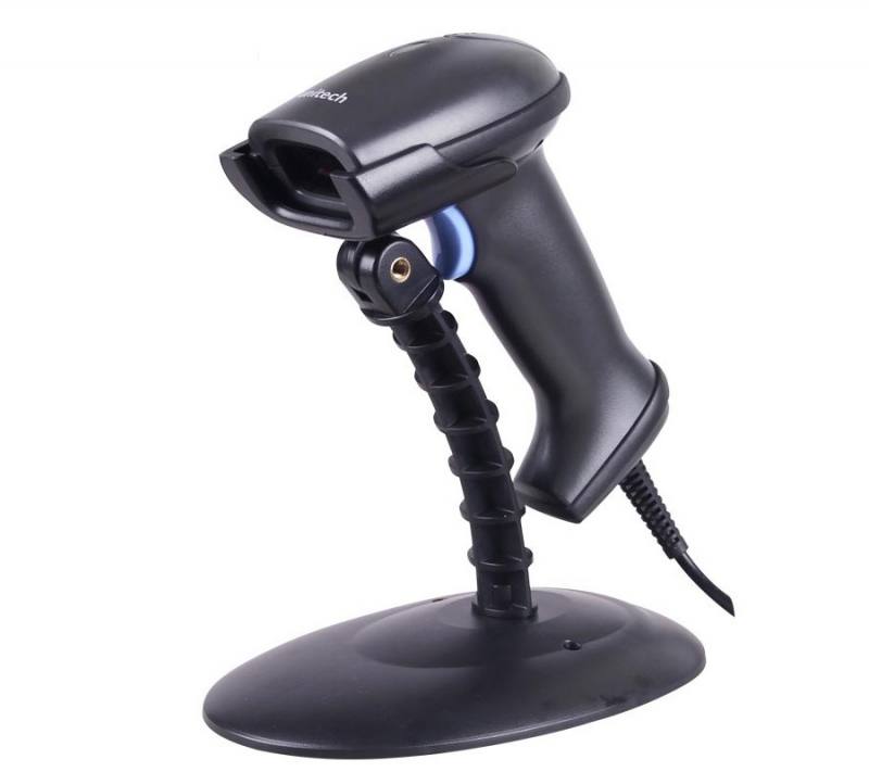 Lector de codigo de barra Laser UNITECH, MS836 USB con base, Negro