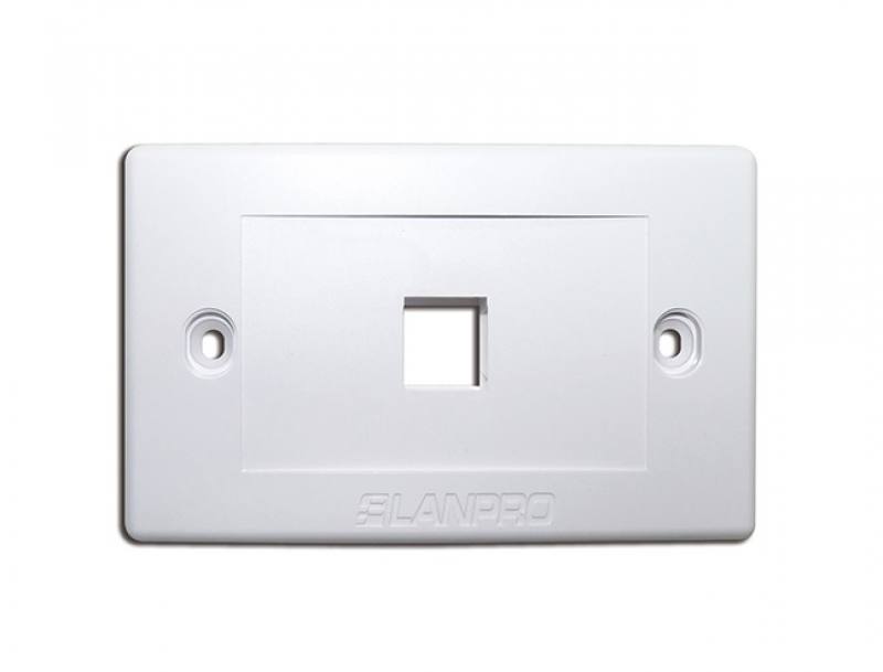 TAPA PARA MOLDURA HORIZONTAL LANPRO DE 1 SALIDA LANPRO