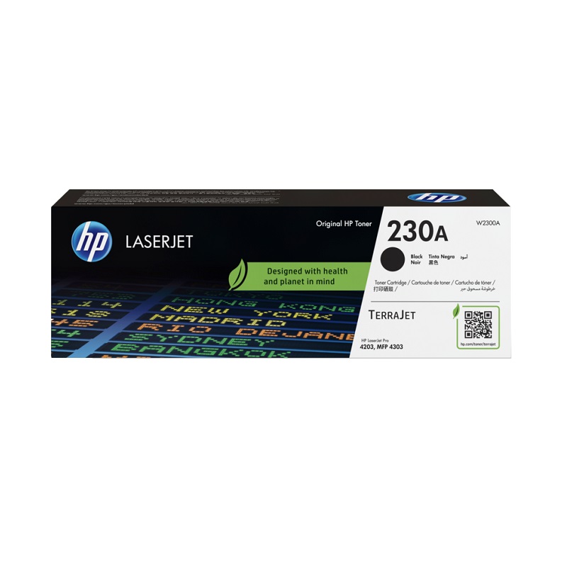 Toner HP 230A (W2300A) para HP LaserJet Pro 4203, 4303, Negro