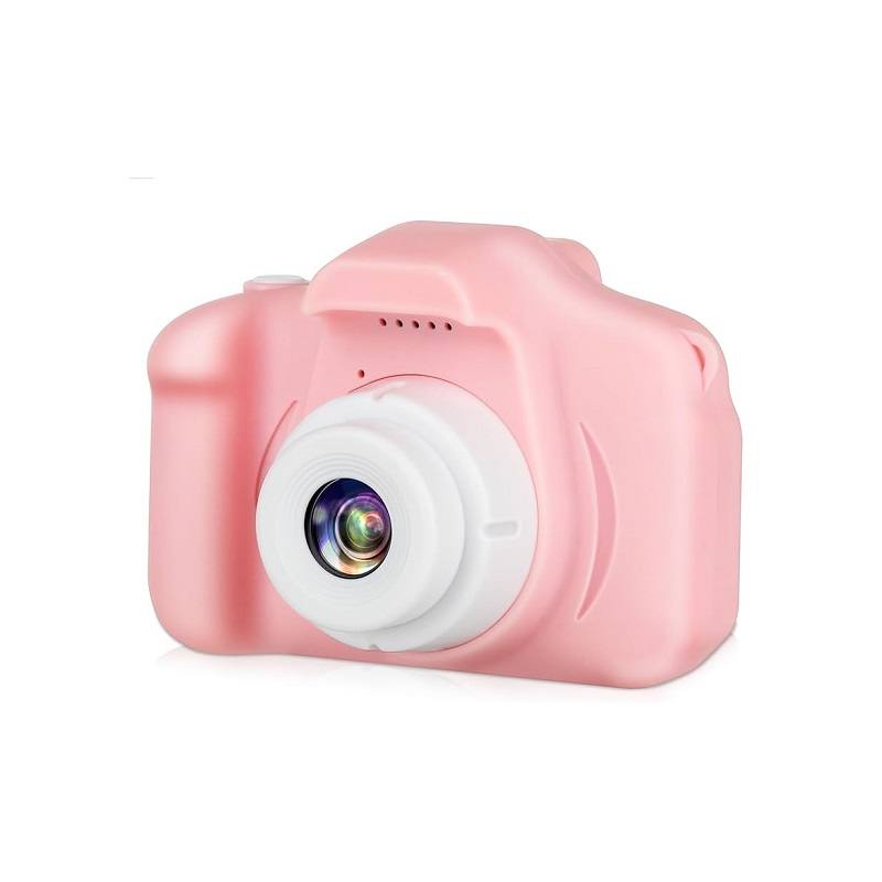 Cámara de Juegos VIVITAR KidzCam para Niños, 3MP, memoria de 64MB, batería recargable, color rosado