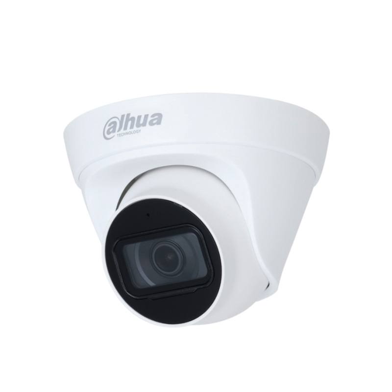Camara IP Domo DAHUA, POE, 2.8mm, 2MP, IR 30m, Micrófono, IP67 Weatherproof, Metal y Pástico