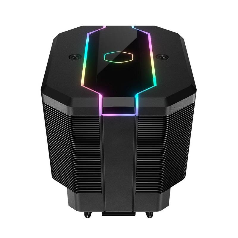 Disipador Cooler Master, MasterAir MA620M Dual Tower ARGB, Compatible Con Intel y AMD, Abanico 120mm, Aluminio