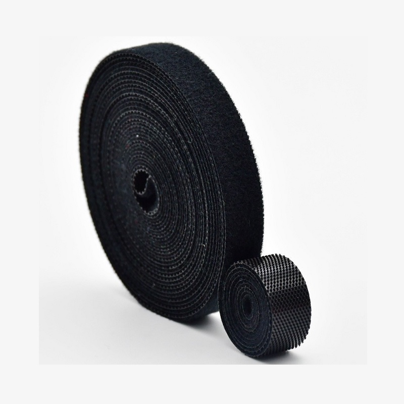 Cinta de velcro 5M (5000 x 12mm) color Negro