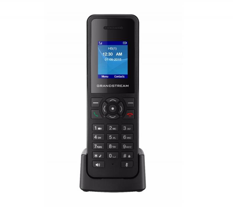 Telefono IP Inalambrico GRANDSTREAM DP720, Negro, 10 cuentas SIP, 300M en exteriores y 50M interiores