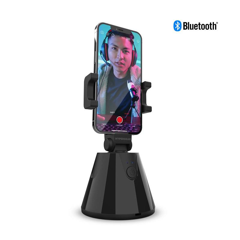 Soporte para celular HyperGear con seguimiento automático HyperView, Bluetooth, negro