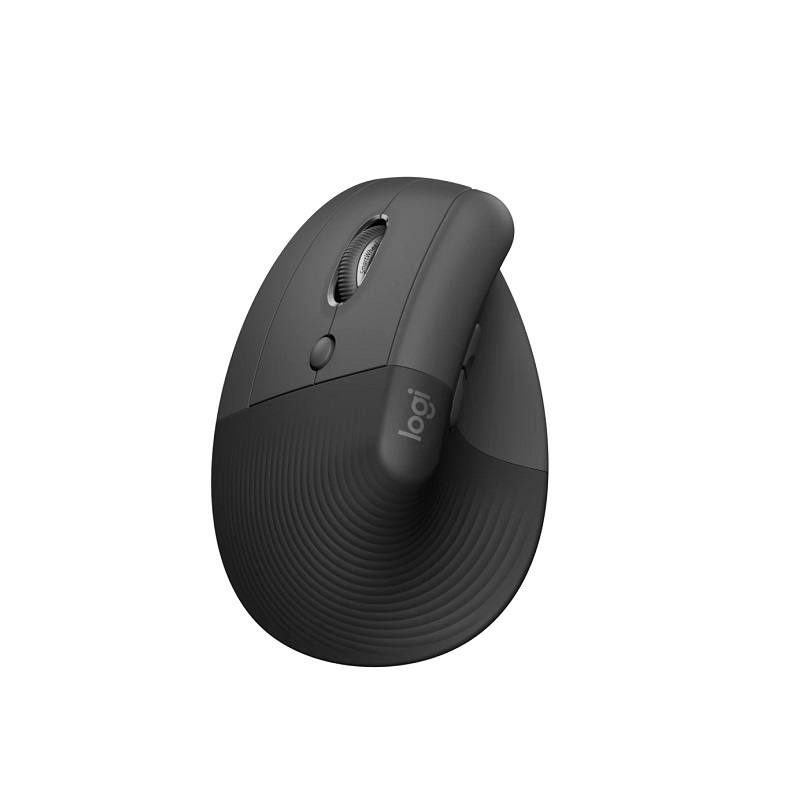 Ratón Ergonómico Inalámbrico LOGITECH Lift Left Vertical, 4000dpi, negro (Grafíto, zurdos)